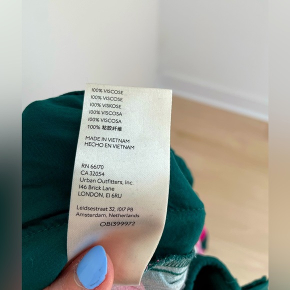 Anthropologie Breezy Printed Straight Wide Leg Pants Size 6 - Picture 12 of 14